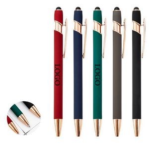 Soft Touch Rose Gold Stylus Pen