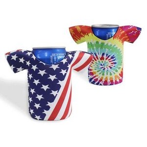 Neoprene t-shirt clothes can cooler holder