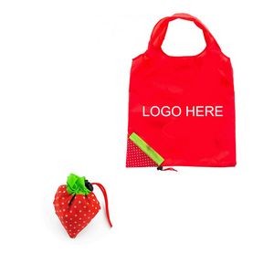 Reusable Folding Strawberry Tote