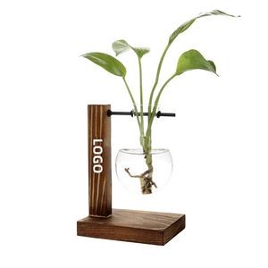 Plant Propagation Station With Wood Stand