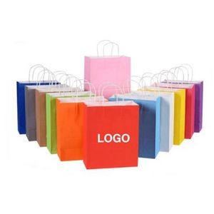 Colorful Kraft Paper Shopper Bag
