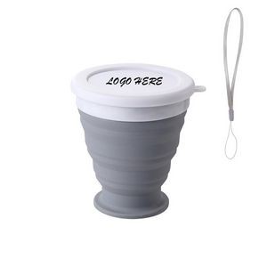 6.7 oz Portable Foldable Silicone Cup