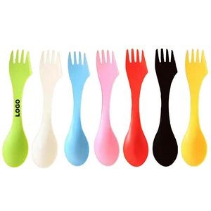 3-in-1 Plastic Knife Fork Spoon