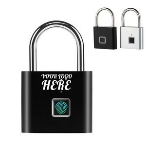 Zinc Alloy Fingerprint Padlock w/USB Charging Port