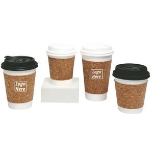 Paper Coffee Cup With Softwood Sleeve