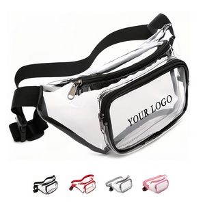 Discover Clear Fanny Pack W/Zipper Pocket