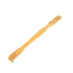 Bamboo Massager Back Scratcher with Rollers