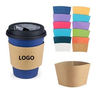 kraft Paper Coffee Cup Sleeves