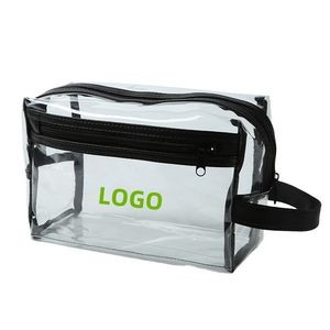 Clear Toiletry Bag with Zipper