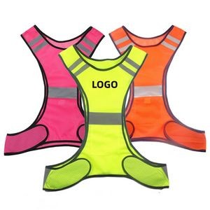 Reflective Vest Safety/Running Gear with Pocket