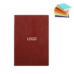 A5 Soft Leather Cover Notebook