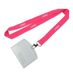 Lanyard with Name Tags Badge ID Card Holders