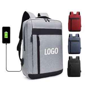 15.6-Inch USB Charging Laptop Backpack