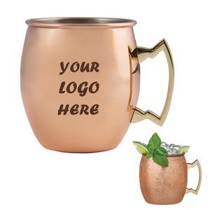 17 Oz. Copper Coated Stainless Steel Moscow Mule Mug