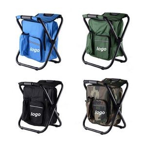 Folding Cooler Backpack Chair