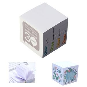 Custom Printed Note Cube