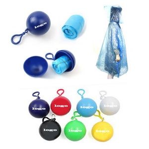 Portable Rain Poncho Ball