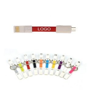Portable Data Cable Keychain