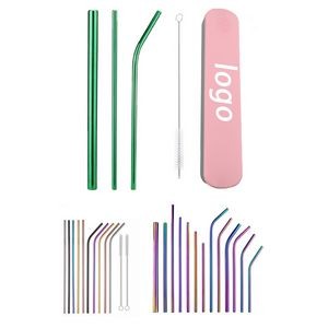 Reusable Stainless Steel Straw Kit