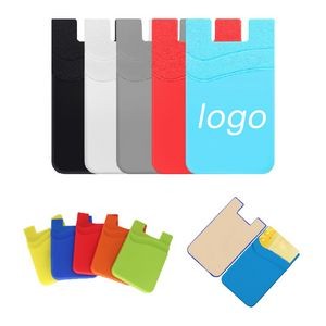 Double Silicone Phone Wallet