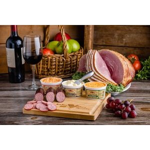 Echo Valley Meats Ham and Snack Pack w/ Cutting Board