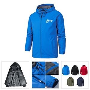 Men's Waterproof Hooded Jacket