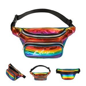 Holographic Rainbow Fanny Pack