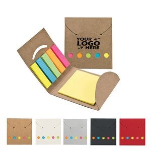 Paper Sticky Note And Flag In Pocket Case