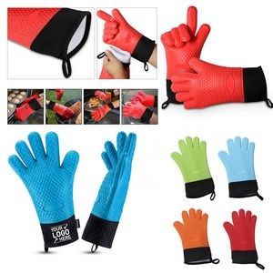 Long Silicone Oven Mitts