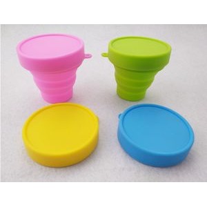 7OZ.Silicone Foldable Cup