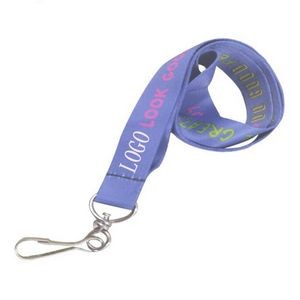 5/8"Polyester Lanyard Hot Foil Stamped