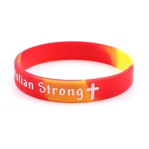 Printed Multiple Color Silicone Bracelet