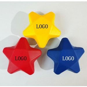 Customizable PU Star Stress Ball - Stress Relief for Humans and Pets