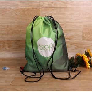Bargain Price Promotion Nylon Drawstring Backpack