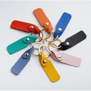 Special-shaped Pu Leather KeyChain