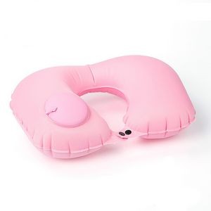 U Shape Inflatable Travel Neck Pillow