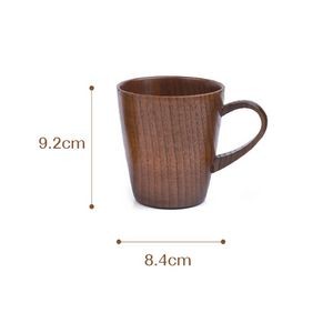 7Oz.Eco Friendly Custom Jujube Wood Cup With Handle