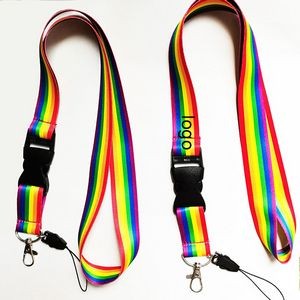 Buckle Release Polyester Lanyard