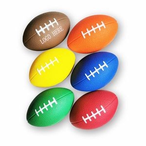 PU Rugby Shaped Pressure Ball Toy Ball