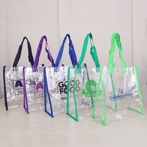 PVC Transparent Backpack Clear Stadium Tote Bag