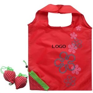 Economy Tote Bag Folded Into Strawberry Shape 15" L x 22.83"H