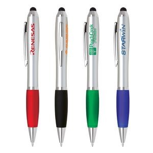 Stylus-200 Ballpoint Pen w/Colored Rubber Grip