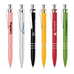 Inca-110 Aluminum Ballpoint Click Action Pen with Lacquer Finish