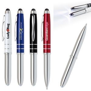 Stylus-400 L.E.D. Light & Aluminum Ballpoint Pen