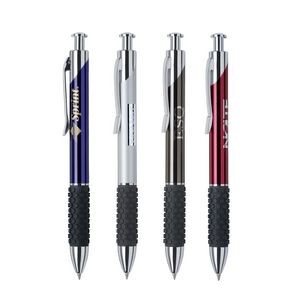 Gemini Ballpoint Click Action Pen w/Polished Chrome Accents