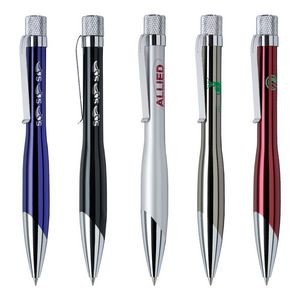 Freya-II Ballpoint Pen w/Silver Accents & Lacquer Finish