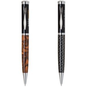 Expedition Twist Action Ballpoint Pen with Silver Clip & Trim