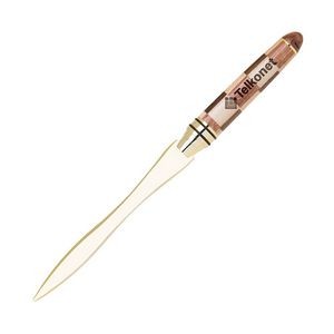 Terrific Timber-13 Letter Opener w/Round Top