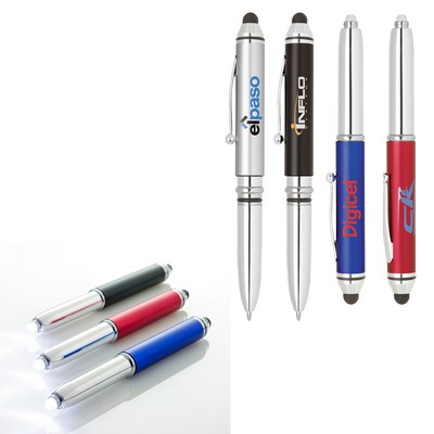 Stylus-402 L.E.D. Light & Plastic Ballpoint Pen