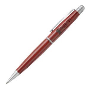 Terrific Timber-4 Ballpoint Pen w/Silver Middle Ring